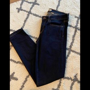 J Crew Dark Denim Skinny Jeans in Size 28